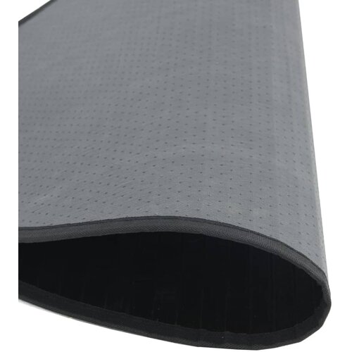  Okrugli tepih crni 60 cm bambus Slike