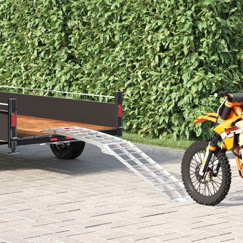  Ramp za motocikle Srebrno 180 x 28 x 5 cm Aluminij Cijene