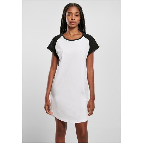 UC Ladies Women's T-shirt with contrasting raglan white/black Slike