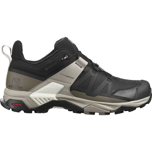 Salomon Mo&amp;scaron;ke outdoor cipele X Ultra 4 GTX Black/Vintage Khaki/Vanilla Ice 44 2/3 Slike