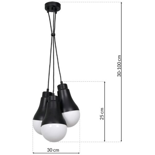  Luster na sajli HELIOS 3x E14/40W/230V Slike