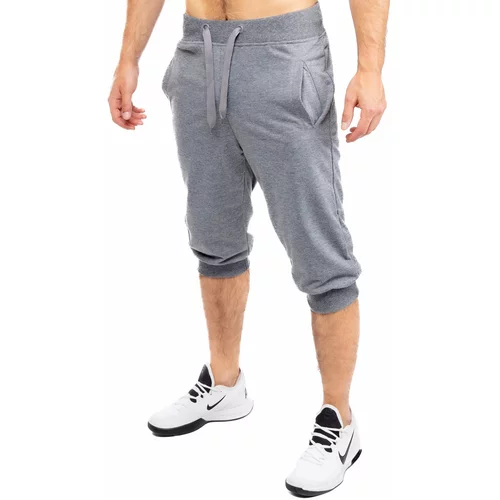 Glano Men's three-quarter length sweatpants - dark gray