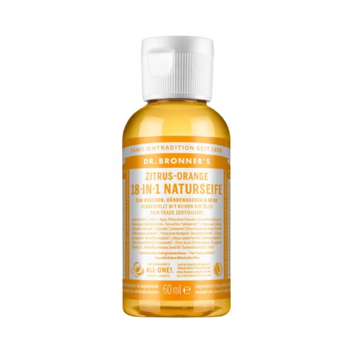 DR. BRONNER'S Naravno milo 18in1 - citrusi in pomaranča - 60 ml Cene