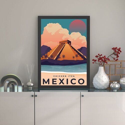 Wallity uramljena slika Mexico 2, 55x75 cm Cene