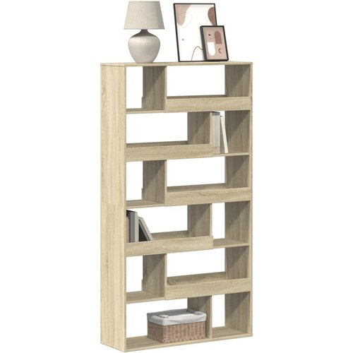  Regal za knjige boja hrasta 100x33x187,5 cm konstruirano drvo Slike