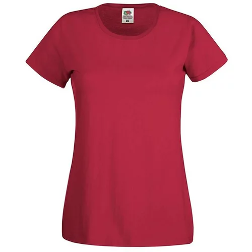 Fruit Of The Loom Lady fit Red T-shirt Original