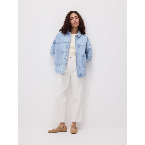 Reserved LADIES` JEANS TROUSERS - krem Cene
