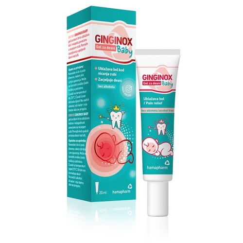 HAMAPHARM Gel za desni Ginginox Baby, 20ml Slike