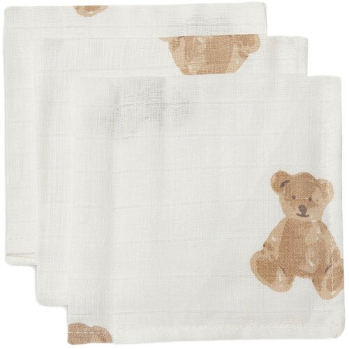 Jollein tetra krpice 3/1, 31x31cm teddy bear MULTICOLOR Cene
