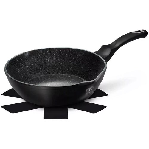 Shumee granitna ponev 24CM globoki izliv berlinger haus črno srebrna BH-6185, (21385288) Cene