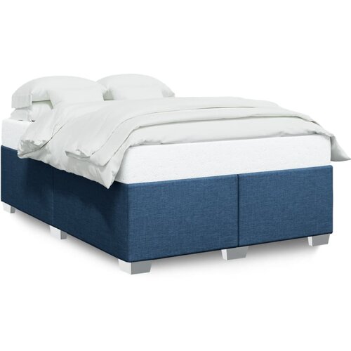 vidaXL Okvir za krevet bez madraca plavi 140 x 190 cm od tkanine Cijene