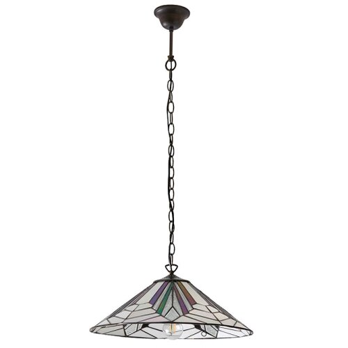  Endon 63938 - Luster na lancu Tiffany ASTORIA 1xE27/60W/230V &amp;Oslash; 48 cm Slike