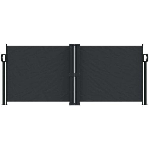  Uvlačiva bočna tenda 100 x 1000 cm crna Slike