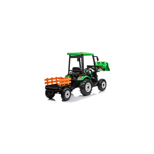  Traktor sa prikolicom i utovarivačem zeleni premium oprema 24v7a 12958 Slike