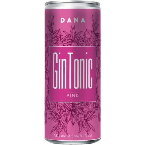 Dana koktel gin&tonic pink 0.33L limenka Slike