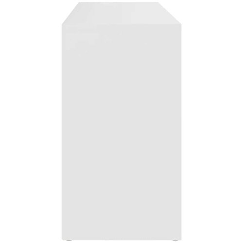  Klupa za cipele bijela 103 x 30 x 55 cm od konstruiranog drva Slike