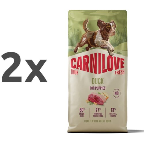 Carnilove Dog True Fresh Puppy, briketi - raca 2 x 12 kg Cene