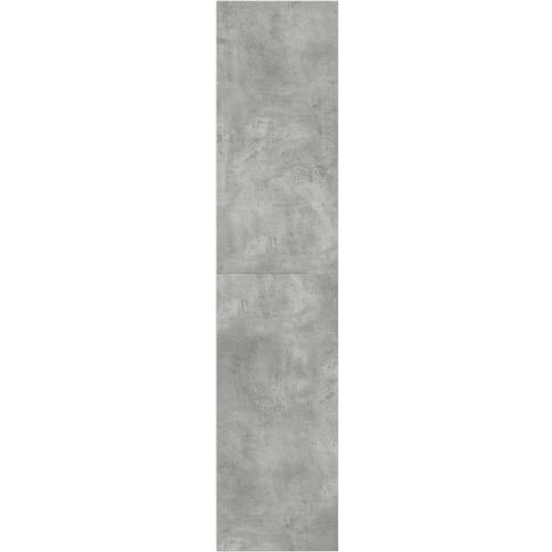 VidaXL Visoka komoda boje betona 30x41x185 cm od konstruiranog drva Slike