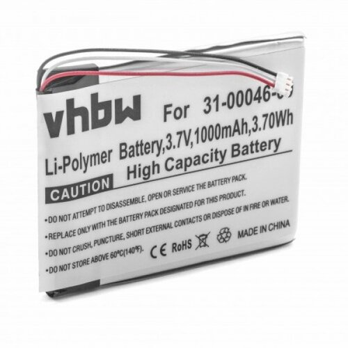 VHBW Baterija za Garmin N&amp;uuml;vi 3400 / 3450 / 3550 / 3750, 1000 mAh Slike