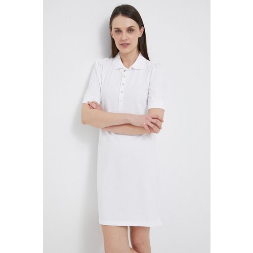 Polo Ralph Lauren Obleka bela barva Slike