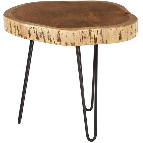 Premier Housewares Pomoćni stol s pločom stola od bagrema 46x48 cm Nandri &amp;ndash; Slike