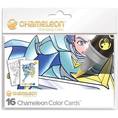 kartice za bojenje Chameleon Manga - 16 kom Slike