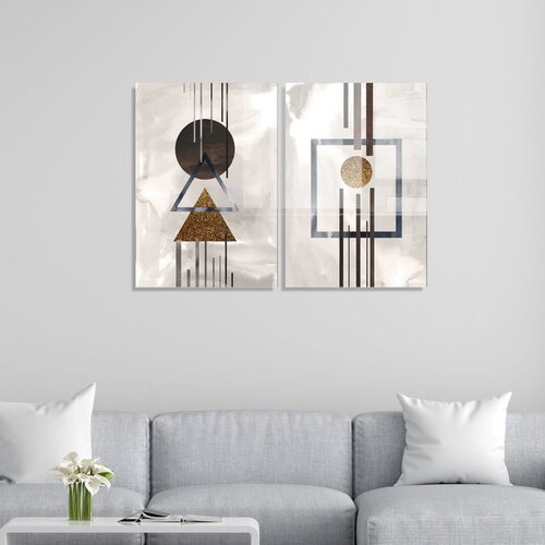 WALLXPERT 1992 - 45 x 65 cm Višenamensko Ukrasno Temperirano Staklo (2 Komada) Cene