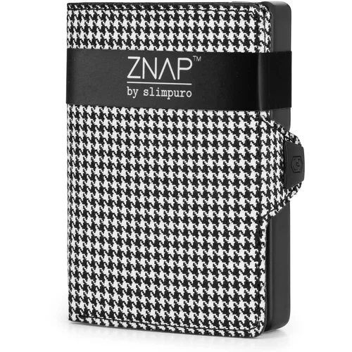 slimpuro ZNAP Slim Wallet, 8 kartic, predalček za kovance, 8 x 1,5 x 6 cm (Š x V x G), zaščita RFID