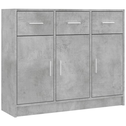 Maison Chic Komoda - Predalnik betonsko siva 91x28x75 cm inženirski les, (21718254) Slike