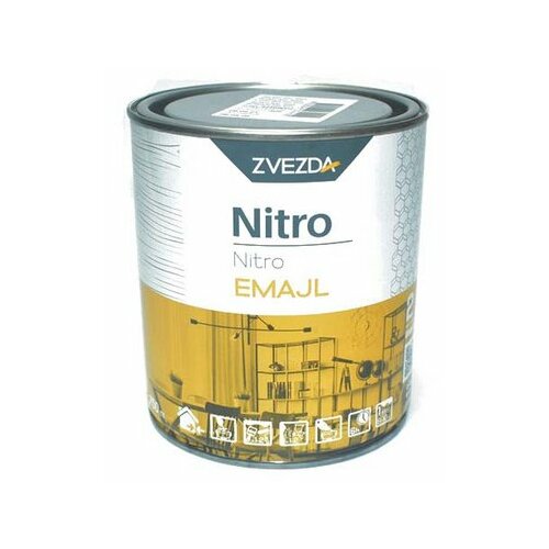 Helios nitro emajl za drvo i metal 0.75l srebrni Slike