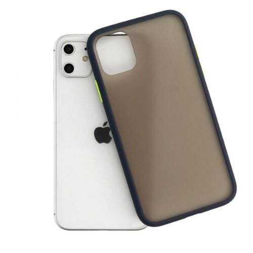 Nillkin Silikonski ovitek s trdim zadnjim delom za iPhone 12 mini - moder Slike