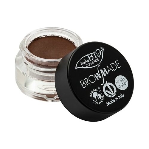 PuroBIO cosmetics BrowMade Brow Pomade - 02 Warm Brown Slike
