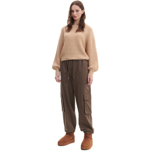 Cropp ženske hlače s cargo džepovima - Zelena  2975W-97X Cijene