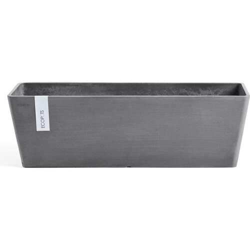 Ecopots Bruges cvetlično korito z rezervoarjem za vodo 55 cm - siva Slike