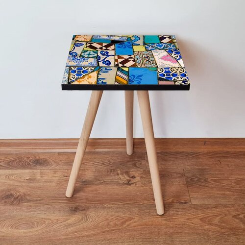 Hanah home klub sto Shp25, 35x42x35 cm, Šareni Cene