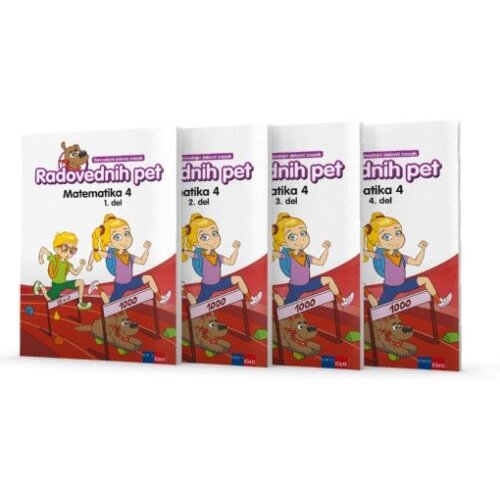  RADOVEDNIH PET 4, samostojni delovni zvezek za matematiko v 4. razredu osnovne &amp;scaron;ole Slike