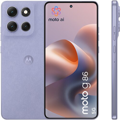 Motorola moto g86 5G 256 GB jorgovan Energetska učinkovitost 2021 A (A - G) 16.9 cm (6.67 palac) pametni telefon Slike
