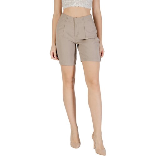 Only Kratke hlače &amp;amp; Bermuda ONLARIS LIFE MW LONG SHORT CC WVN 15337954 Bež Slike