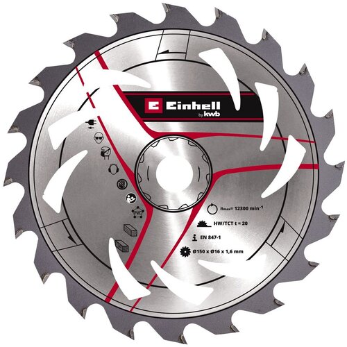 Einhell TCT rezni list 150x16 20T, za TE-CS 18/150 Li Slike