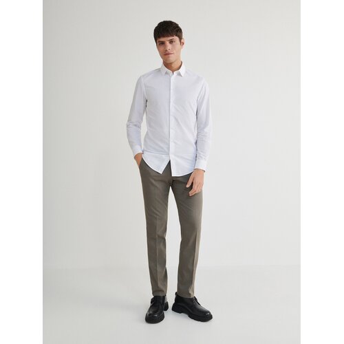 Reserved srajca slim fit - bela Cene