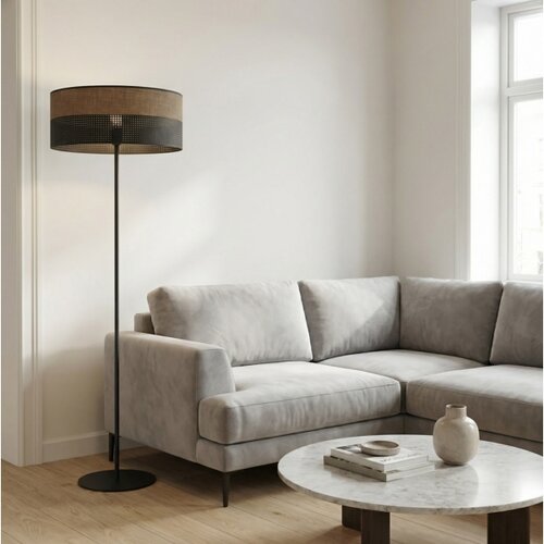  podna lampa karbon 1xE27/15W/230V crna/smeđa Slike
