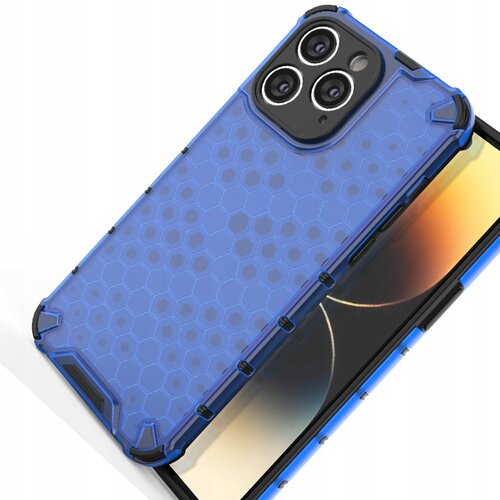 HURTEL HONEYCOMB ETUI CASE OBUDOWA POKROWIEC FUTERAŁ DO IPHONE 14 PRO NIEBIESKIE, (21899661) Cene