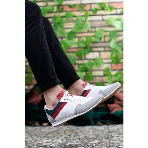 Riccon Men's Ice Navy Blue Red Sneakers 0012828 Slike