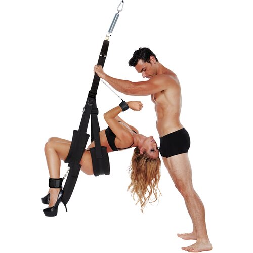 Whipsmart Bondage Pleasure Swing Black Cene