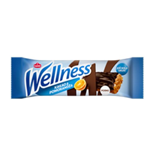 Bambi Wellness žitarice sa narandžom prelivene crnom čokoladom, 30g Slike