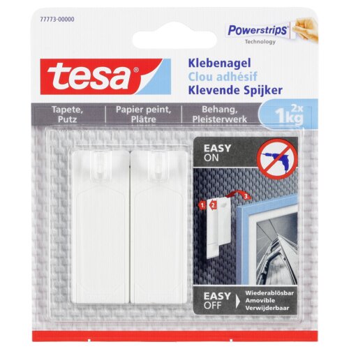 Tesa 1x2 Adhesive Nail 1,0 kg for Wallpaper & Plaster 77773 Cijene