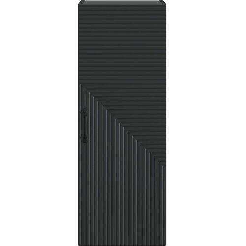  Ormar za montažu na zid Crna 33 x 34,5 x 90 cm Slike