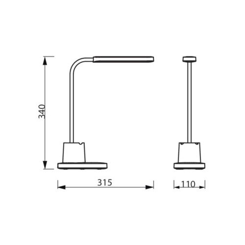 Philips 02929003241107 Stona lampa bucket dsk214 pt 7w 40k w usb ( 20749 ) Cene