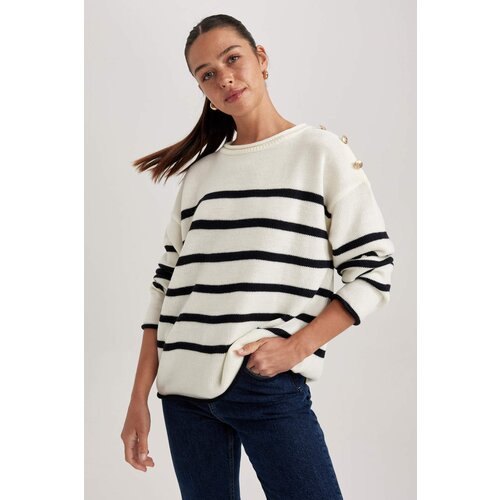 Defacto Relax Fit Crew Neck Pullover Slike