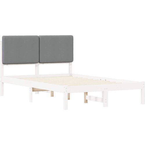 Krevetni okvir s tapiciranim uzglavljem Svijetlo siva Svjetlosiva 205.5 x 125.5 x 84.5 cm Slike